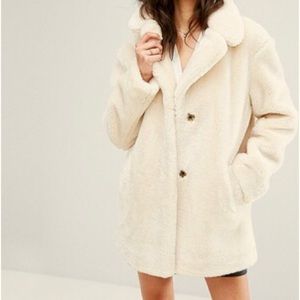 Vintage Liz Claiborne faux fur coat